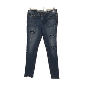 Almost Famous distressed jeans Juniors 13